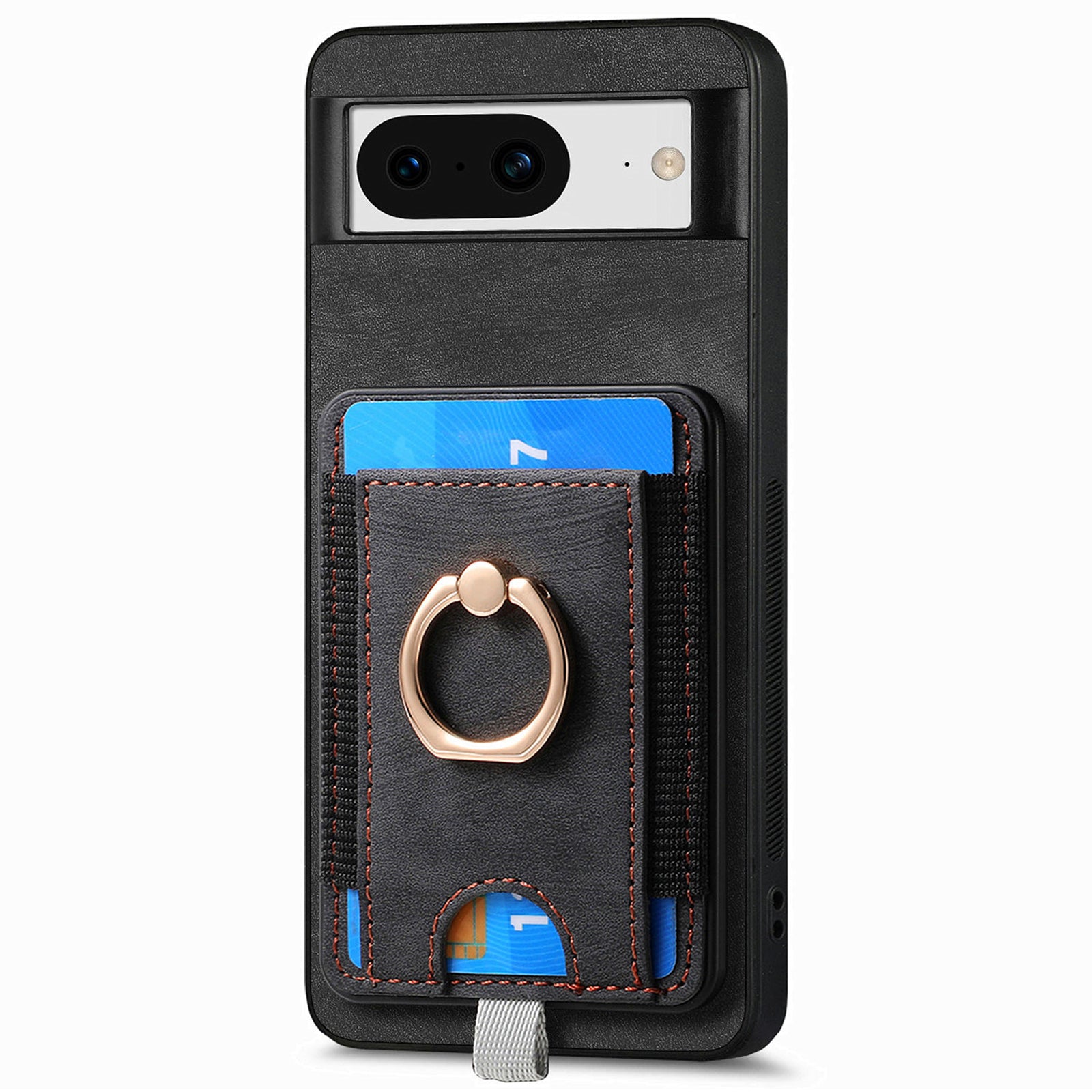 D7 For Google Pixel 8 Kickstand Case Magnetic Card Slot Phone Protector D7 For Google Pixel 8 Kickstand Case Magnetic Card Slot Phone Protector